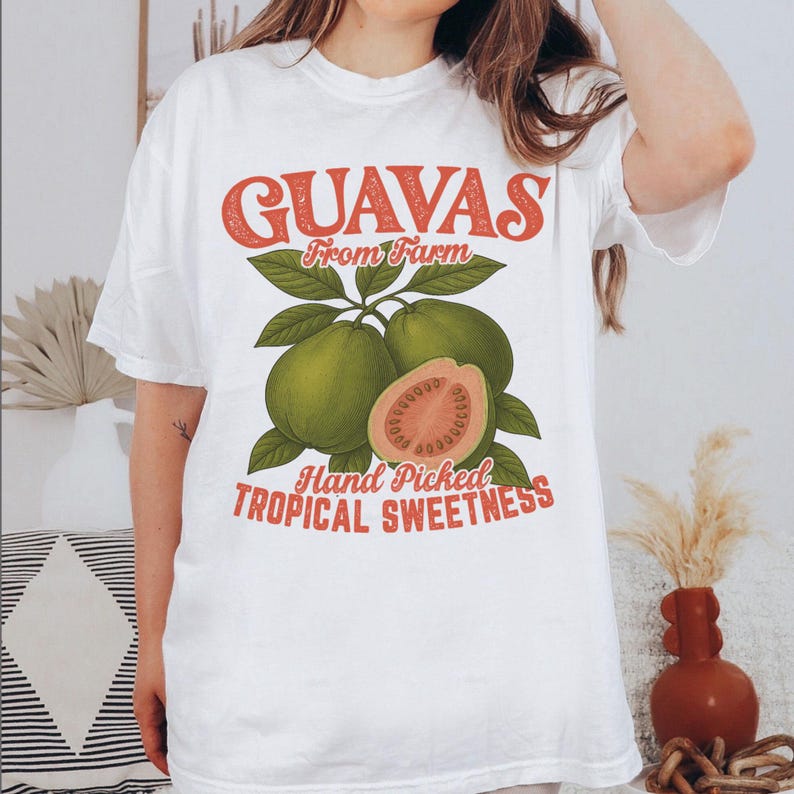 Commercial Printing Trends - Guavas Retro Commercial Graphic Shirt, Vintages