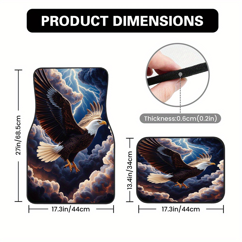 4pcs Eagle Stormy Sky F Patter - огляд і ціна Commercial Printing Usa