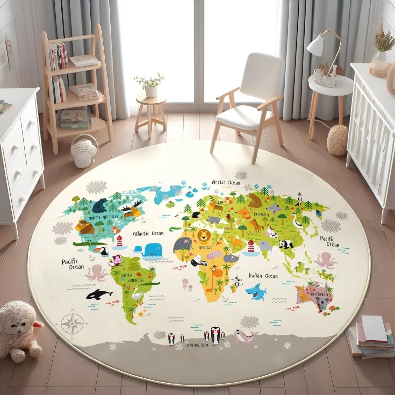  Play Round Floor Mat Animal W - огляд і ціна Commercial Printing Usa